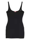 Diesel Dress Frankie-utlt In Black