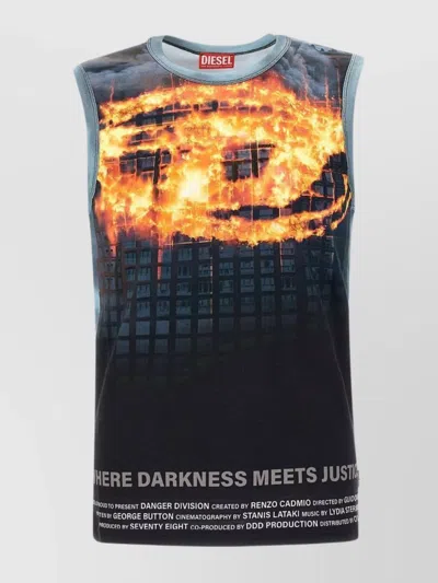 Diesel Tank Top With Burning Oval D Poster In Tobedefined