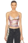 Diesel T-lovsky Top In Grey