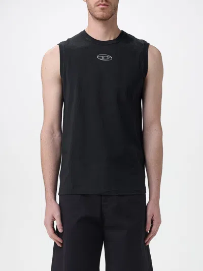 Diesel Tank Top Men  In Black