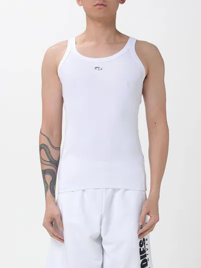 Diesel Tank Top Men  In White