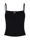 Diesel Tank Top T-hop-d In Black