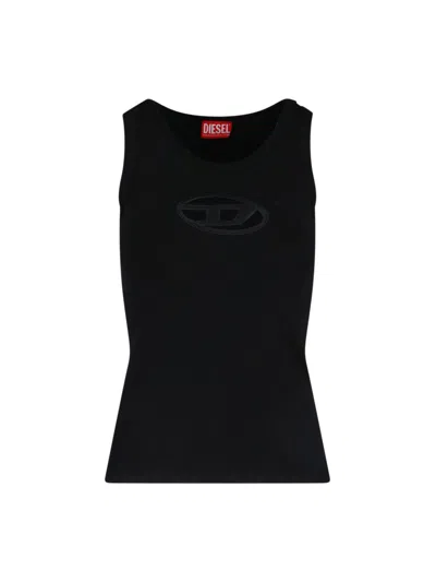 Diesel Tank Top T-lynys-od In Black