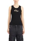 Diesel Tank Top T-lynys-od In Black