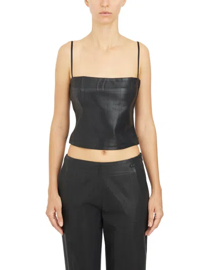 Diesel Tank Top T-reasure In Black