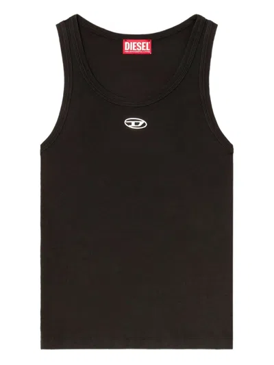 Diesel Tank Top With Logo In Black