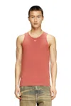 Diesel Tank Top With Mini D Logo Patch In Multicolor