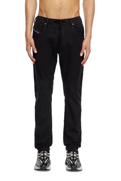 Diesel Tapered 2030 D-krooley Joggjeans In Black