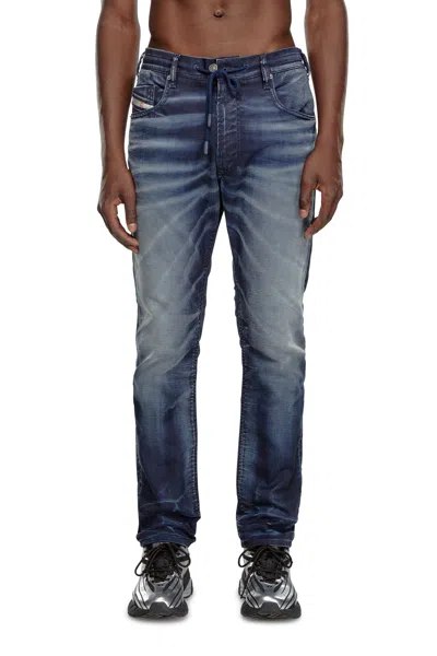 Diesel Tapered 2030 D-krooley Joggjeans In Blue