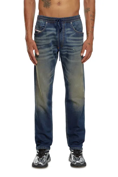 Diesel Tapered 2030 D-krooley Joggjeans In Blue