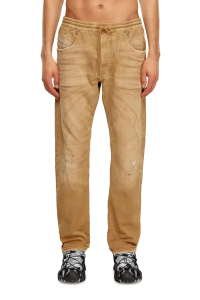 Diesel Tapered 2030 D-krooley Joggjeans In Brown
