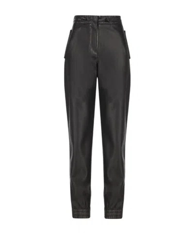 DIESEL DIESEL TAPERED-LEG DRAWSTRING WAIST TROUSERS