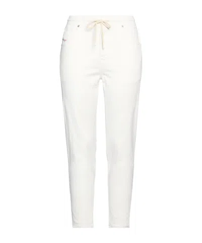 Diesel 2031 D-krailey Distressed-finish Boyfriend Jeans In White