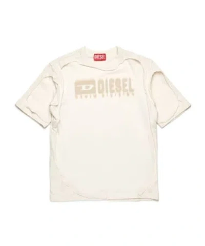 Diesel Tboxtdbl Over T-shirt In White