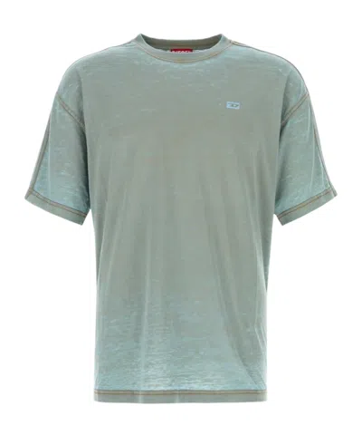 Diesel T-boxtes Logo T-shirt In Green