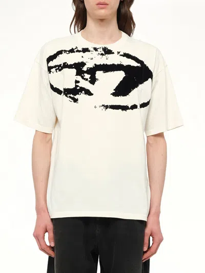Diesel Short-sleeved T-shirt In White