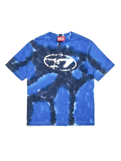 Diesel Kids' Tboxtn15 Over T-shirt In Blue