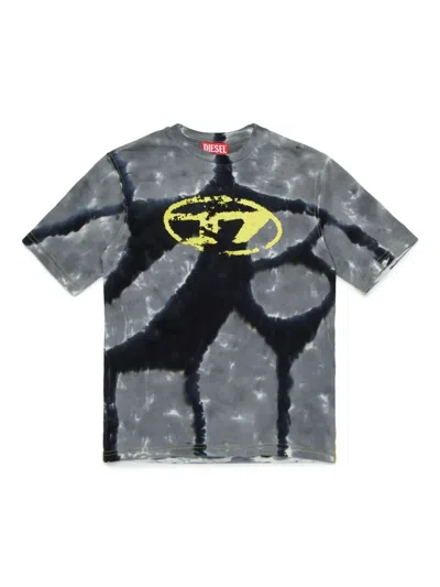 Diesel Kids' Tboxtn15 Over T-shirt In Grau