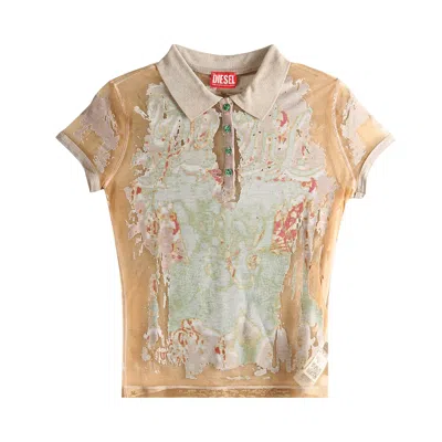 Pre-owned Diesel T-devlo Short-sleeve Top 'multicolor' | Multi-color | Women's Size M