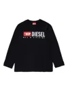 Diesel Sweatshirt In Distressed-optik