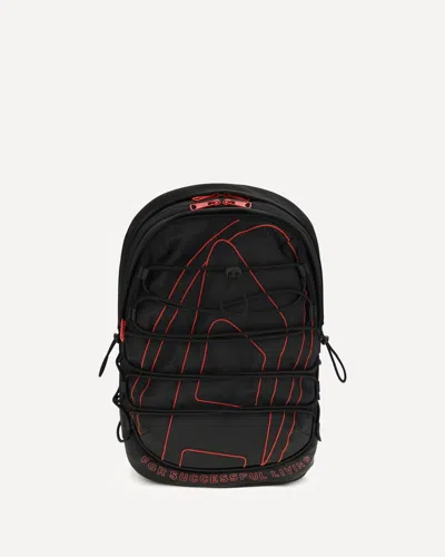 Diesel Tech-d Drawstring-detail Backpack In Black