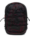 Diesel Nylon Backpack With Hiking-inspired Design In Black