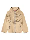 Diesel S-zat Sweat-shirt Puffer Jackets Beige In Nude