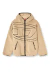 Diesel S-zat Sweat-shirt Puffer Jackets Beige