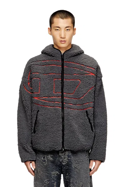 DIESEL TEDDY HOODIE SWEATSHIRT