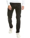 Diesel Zatiny Black Bootcut Jean In Black