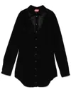 Diesel D-giseld Mini Dress In Black
