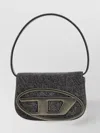 Diesel Textured Fabric Shoulder Bag With Adjustable Strap