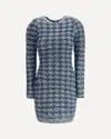 Diesel "m-halma" Dress In Blue