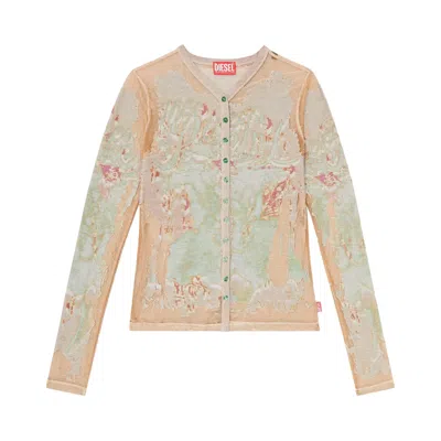 Pre-owned Diesel T-gabry Long-sleeve Top 'multicolor' | Multi-color | Women's Size S