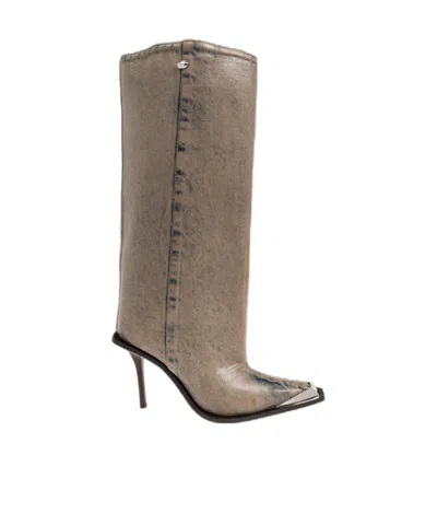 DIESEL DIESEL D-TONA WB POINTED-TOE BOOTS