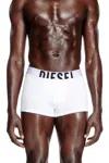 Diesel Three-pack Boxer Briefs In Stretch Cotton In Multicolor