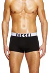 Diesel Three-pack Boxer Briefs In Stretch Cotton In Multicolor