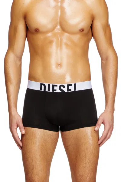 Diesel Three-pack Boxer Briefs In Stretch Cotton In Multicolor