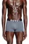 Diesel Three-pack Boxer Briefs In Stretch Cotton In Multicolor