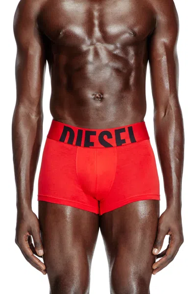 Diesel Three-pack Boxer Briefs In Stretch Cotton In Multicolor