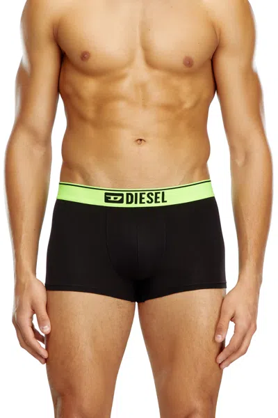 Diesel Three-pack Boxer Briefs With Pop-colour Waist In Multicolor