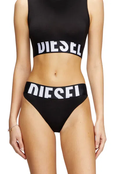 DIESEL THREE-PACK BRIEFS WITH CUT-OFF LOGO