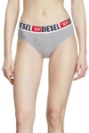 Diesel Three-pack Briefs With Maxi-logo Waist