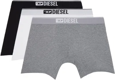 Diesel Three-pack Multicolor Max-3pack Boxer Briefs