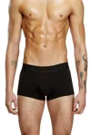 Diesel Three-pack Plain Boxer Briefs In Black