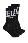 Diesel Three-pack Socks Skm-ray-threepack In Black
