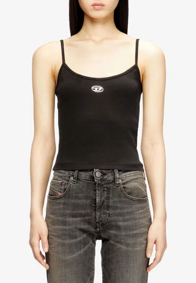 Diesel T-hupy-od Sleeveless Top In Brown