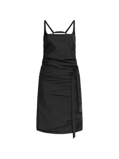 Diesel Women Black Taffeta D-sanat Dress