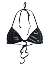 Diesel Tie Detail Kate-d-core Bikini In Black