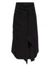 Diesel Tie Detail Skirt In Black
